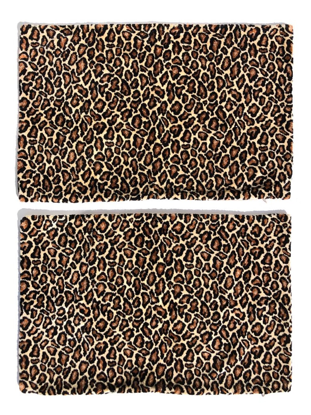 set of 2 Leopard Print Lumbar Pillow Covers 16x24 Modern Animal Print Boho Decor